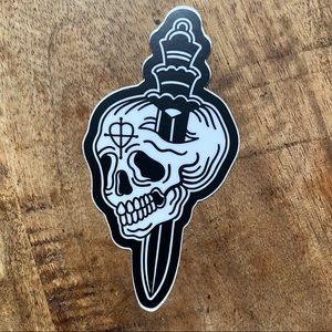 Skull & Dagger Sticker